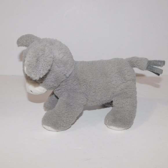 Carters 8" Plush Gray White Donkey Stuffed Baby Lovey - Picture 4 of 5
